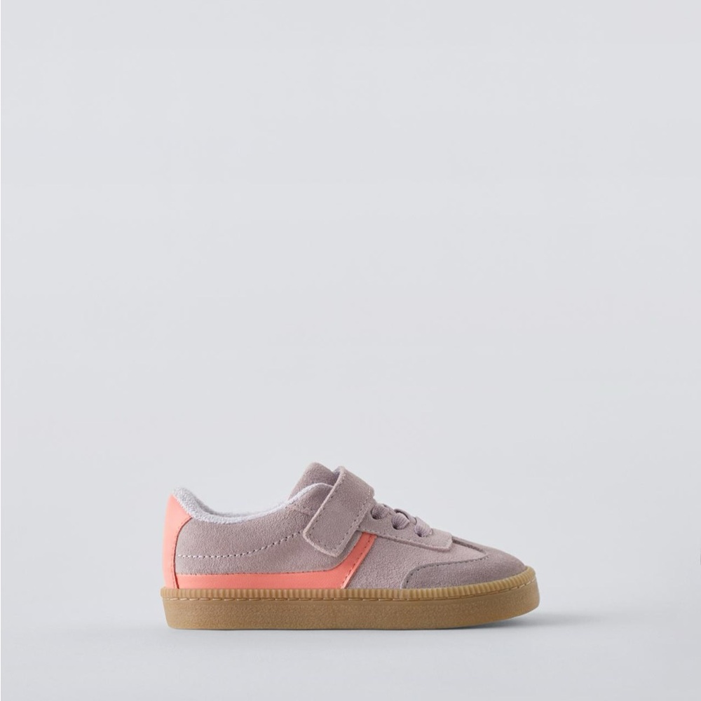 Zara girls retro sneakers size 8 (5.9 in)